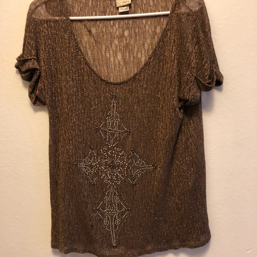 Daytrip Lace shimmer blouse
